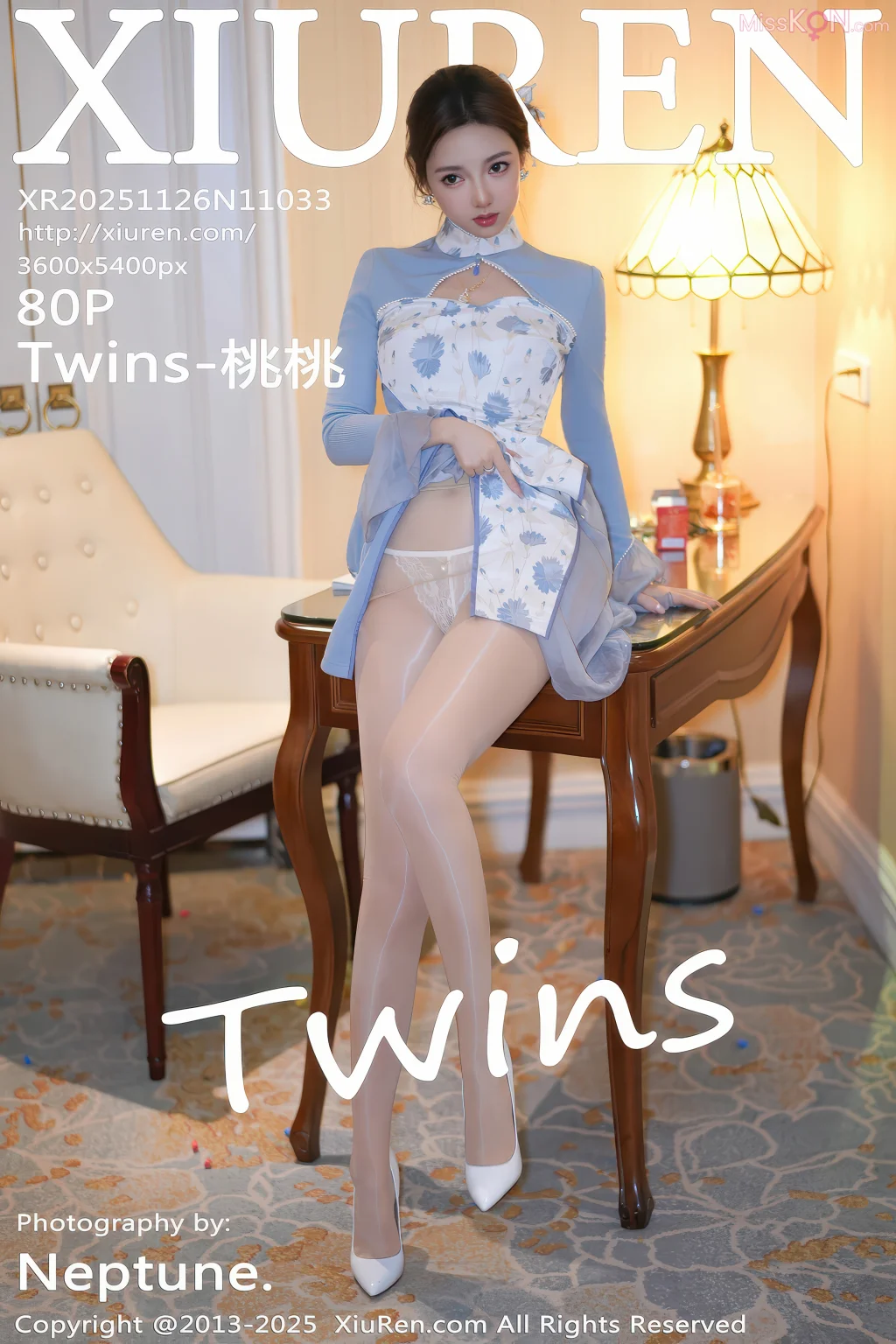 XIUREN No.11033: 桃桃·夭夭twins (81 photos) – Page 3