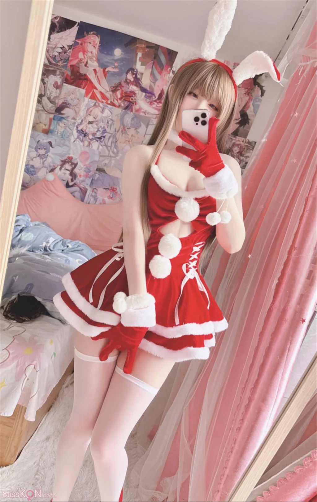 Coser@习呆呆: バニーサンタ (18 photos + 2 videos) – Page 2