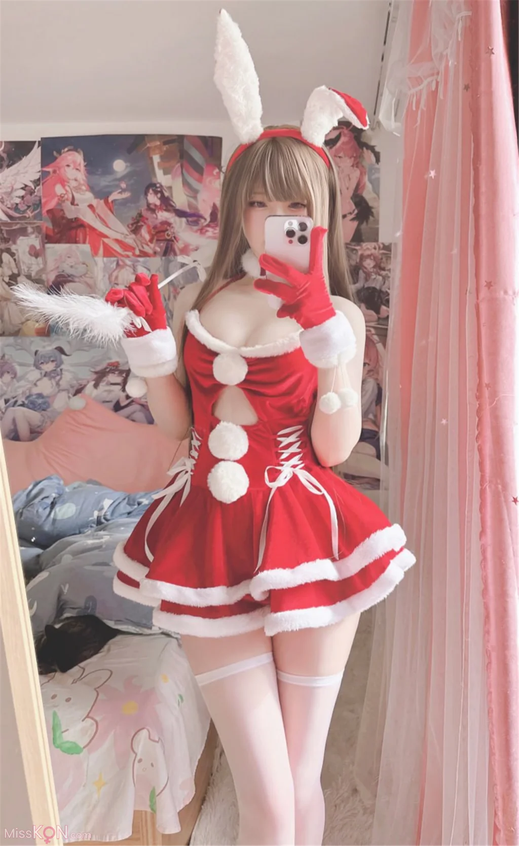 Coser@习呆呆: バニーサンタ (18 photos + 2 videos) – Page 2