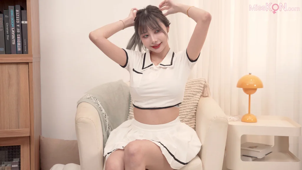 Haruka_ハルカ (Haruka芸希): Preppy Look 노모자이크 (43 photos + 2 videos)