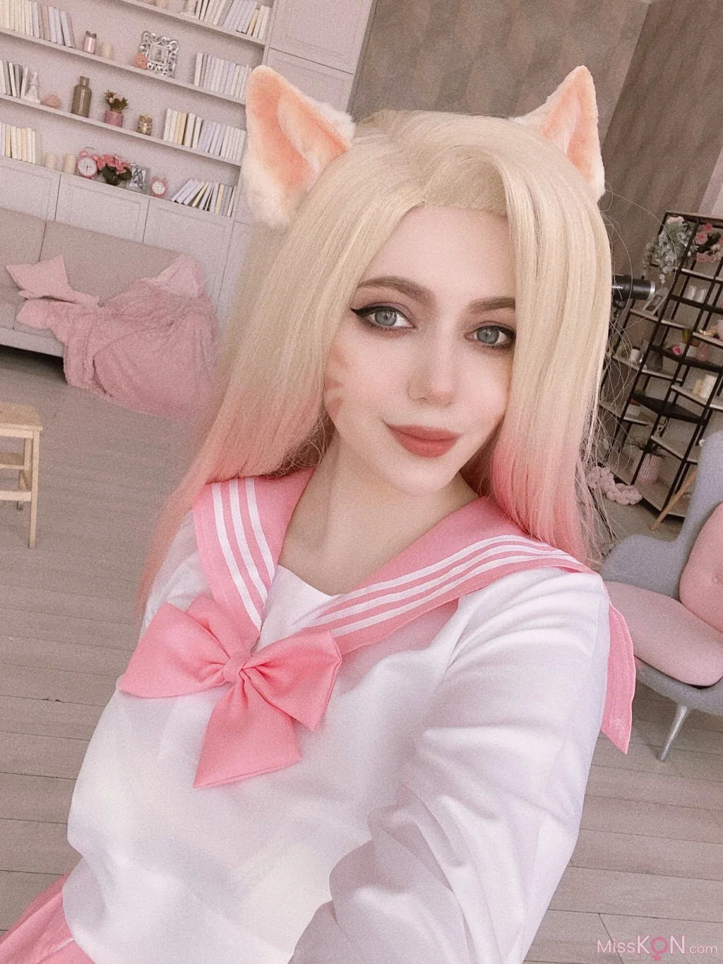Coser@Alina Becker: Ahri Schoolgirl (118 photos) – Page 2