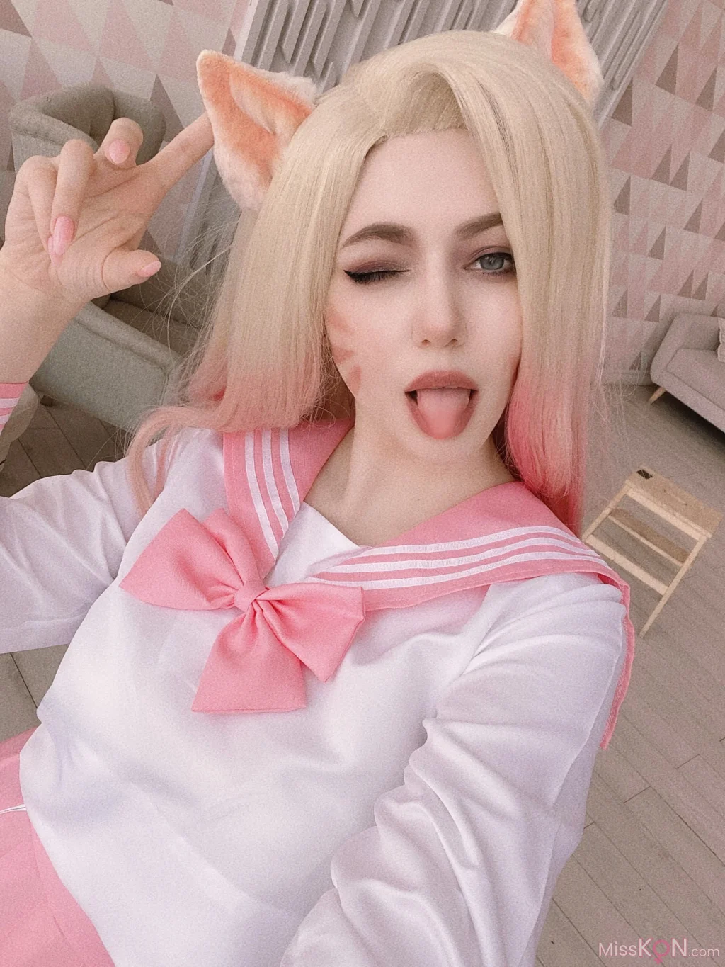 Coser@Alina Becker: Ahri Schoolgirl (118 photos) – Page 2
