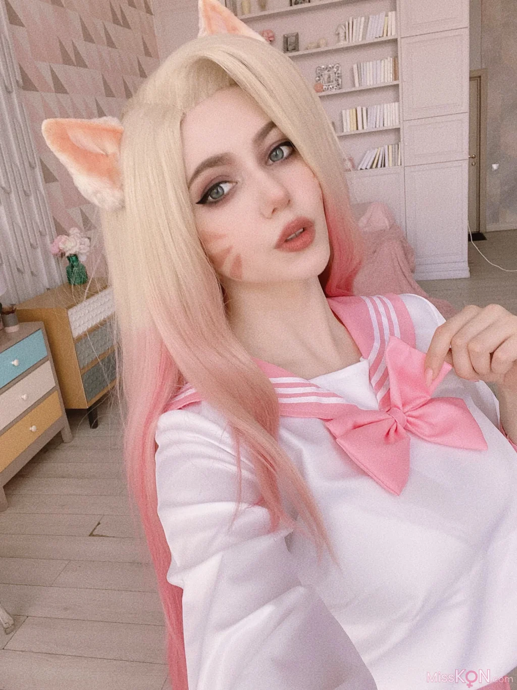 Coser@Alina Becker: Ahri Schoolgirl (118 photos) – Page 2