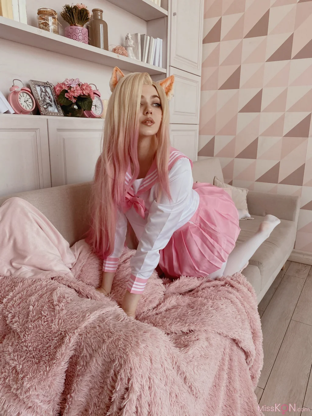 Coser@Alina Becker: Ahri Schoolgirl (118 photos) – Page 3