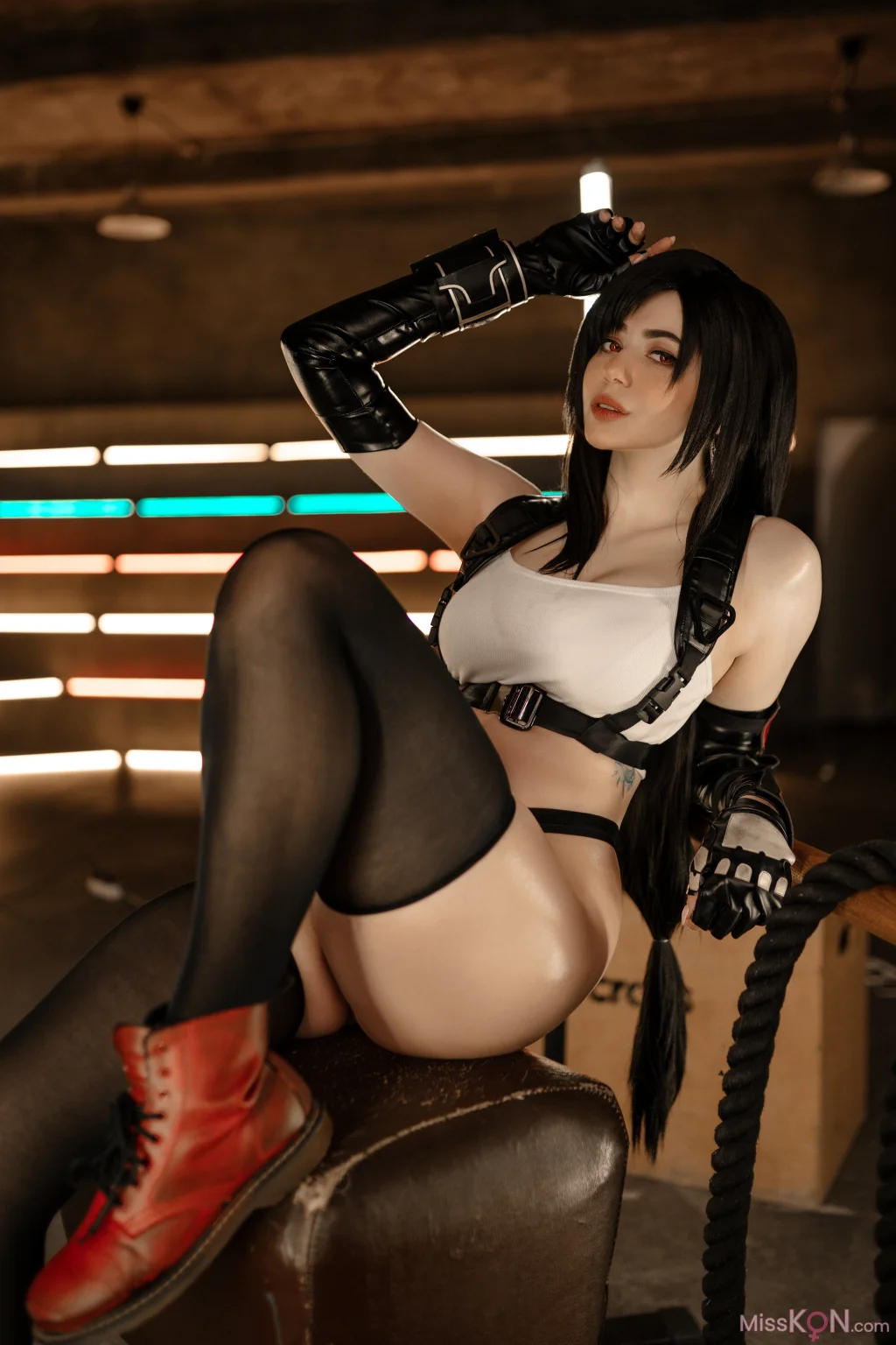 Coser@Alina Becker: Tifa Gym V2 (49 photos)