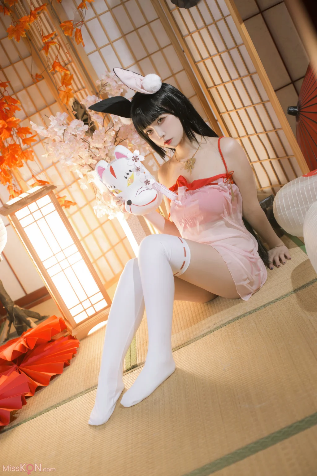 Coser@二佐Nisa: 长门睡衣 (18 photos)