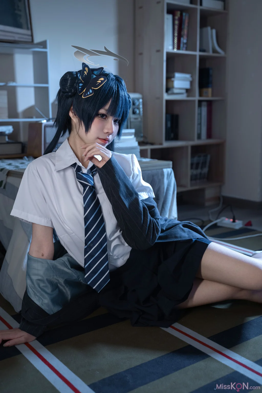 Coser@清水凪: 龙华妃咲JK (52 photos)