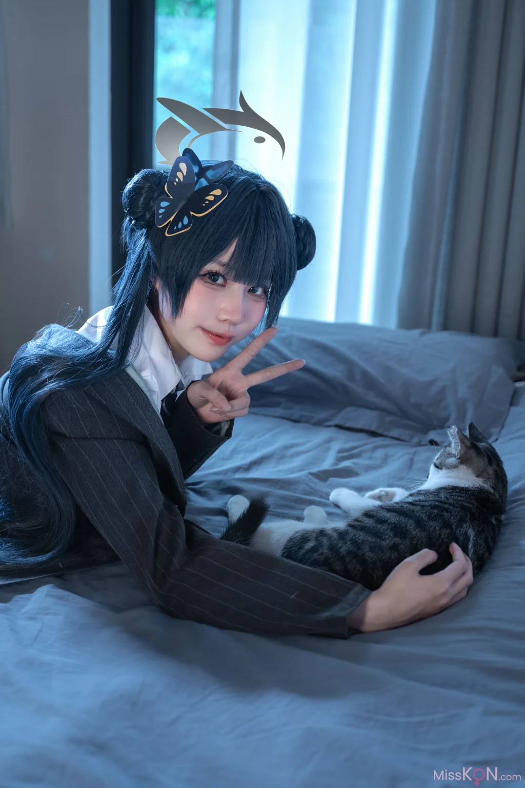 Coser@清水凪: 龙华妃咲JK (52 photos)