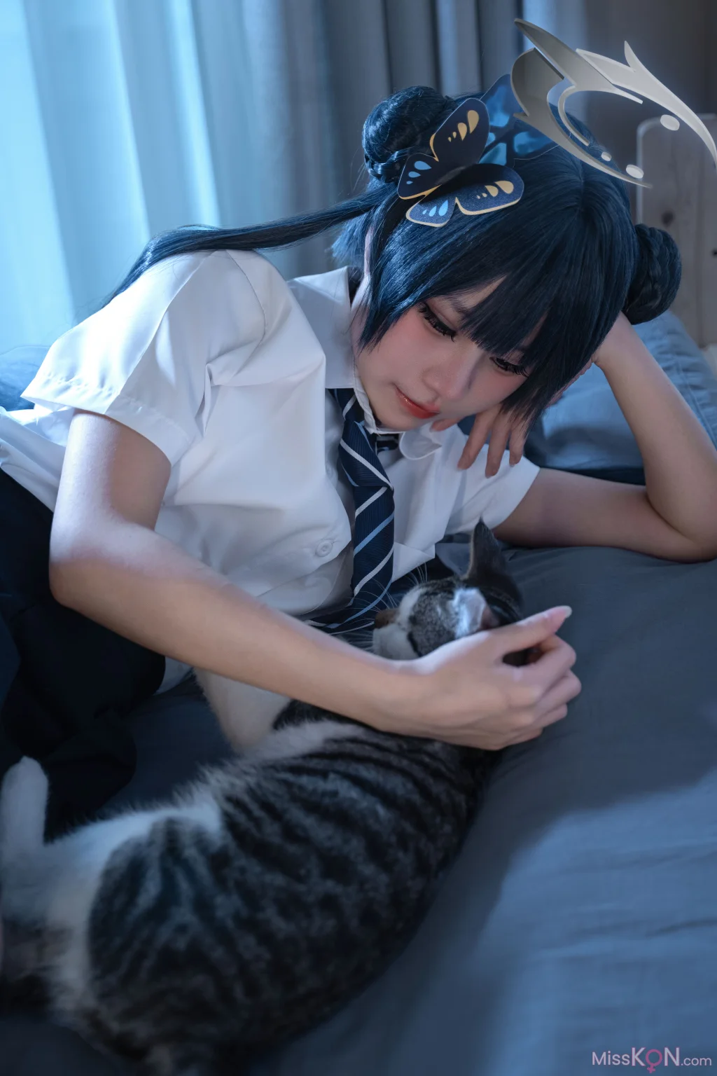 Coser@清水凪: 龙华妃咲JK (52 photos)