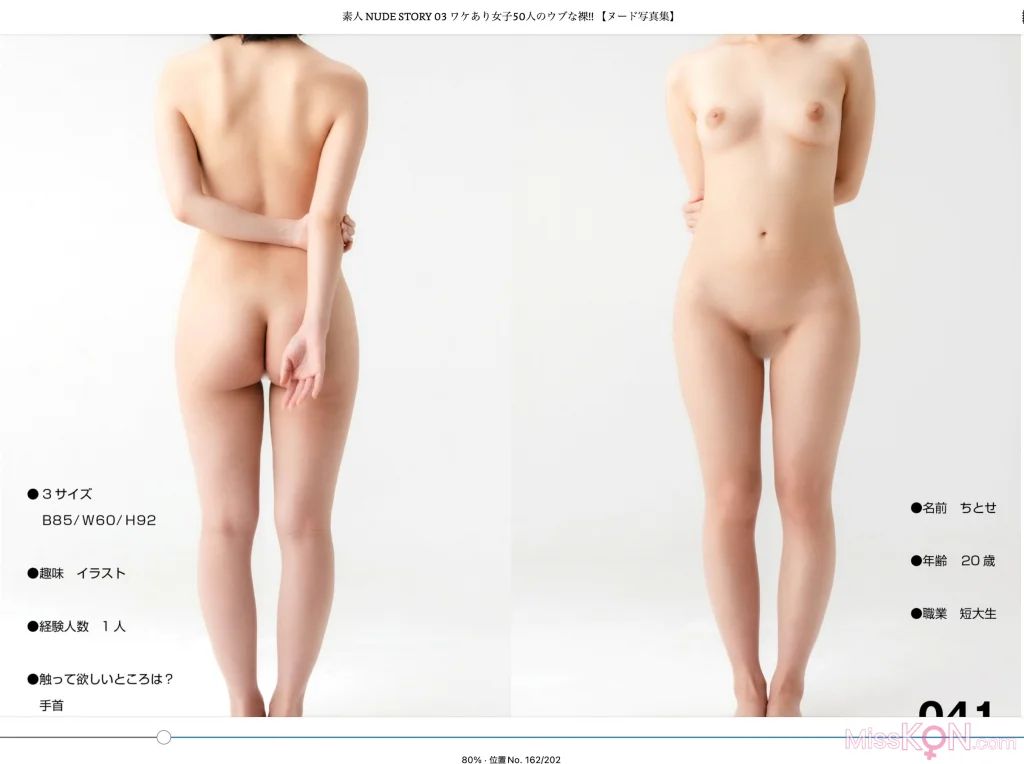 [JP] Amateur Nude Story 03 – Innocent Naked Bodies Of 50 Women 素人 NUDE STORY 03 ワケあり女子５０人のウブな裸 ヌード写真集 (102 photos) – Page 3