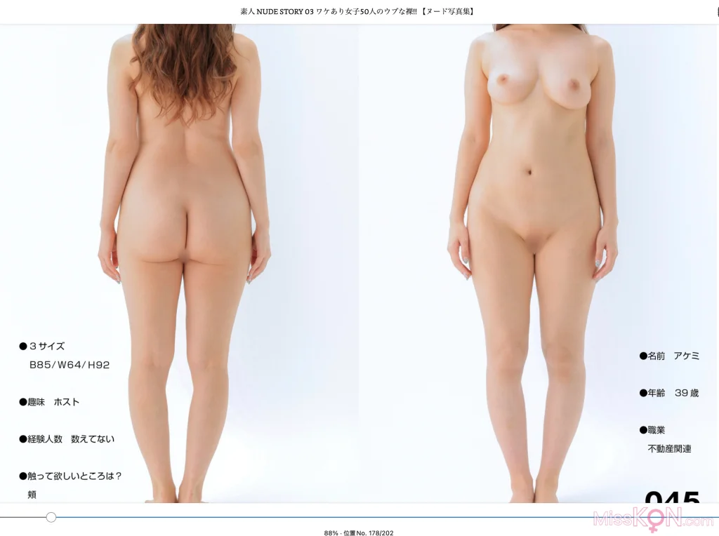 [JP] Amateur Nude Story 03 – Innocent Naked Bodies Of 50 Women 素人 NUDE STORY 03 ワケあり女子５０人のウブな裸 ヌード写真集 (102 photos) – Page 4