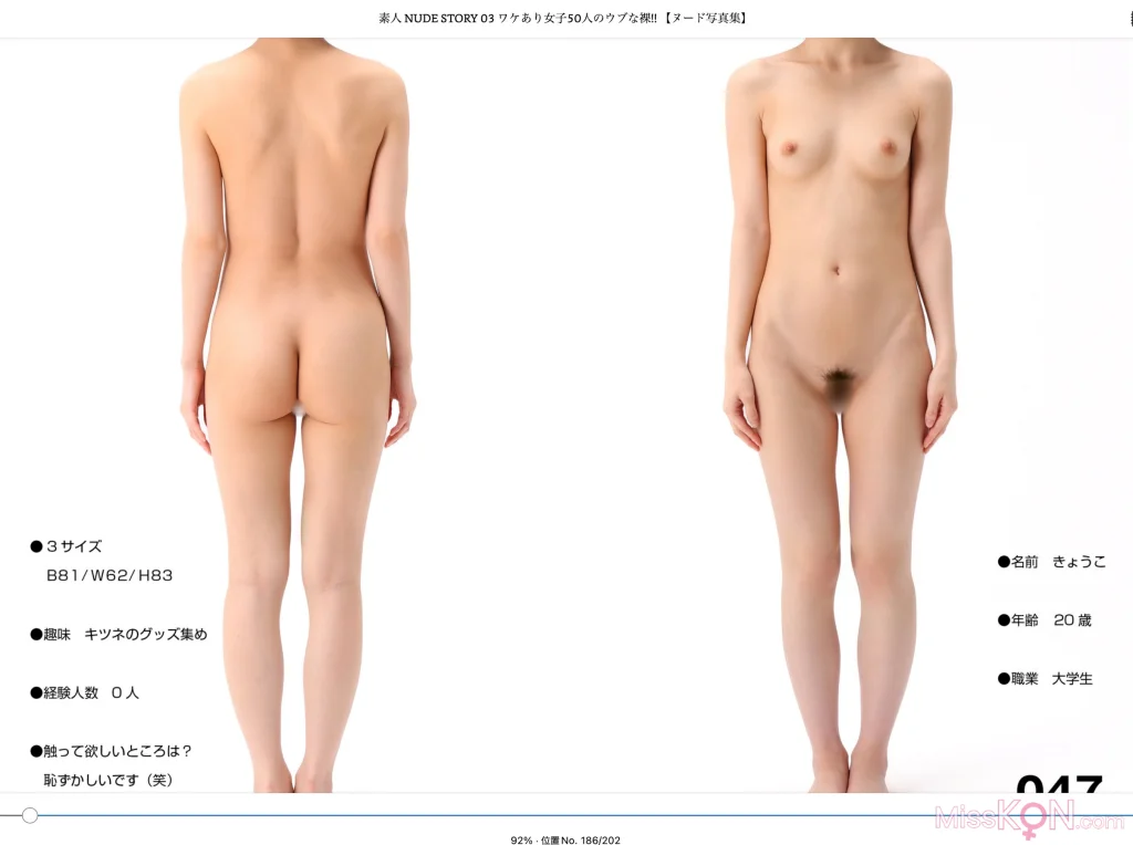 [JP] Amateur Nude Story 03 – Innocent Naked Bodies Of 50 Women 素人 NUDE STORY 03 ワケあり女子５０人のウブな裸 ヌード写真集 (102 photos) – Page 4