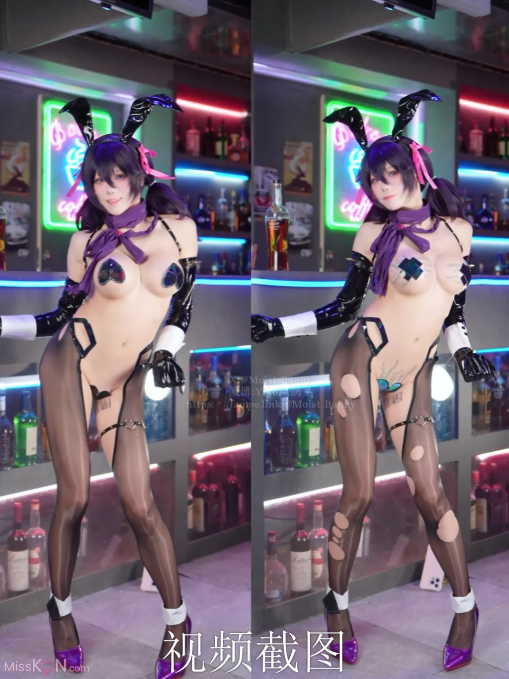 Coser@黏黏团子兔: 12月作品 棕色尘埃 名人兔女郎罗安 (103 photos + 3 videos) – Page 4