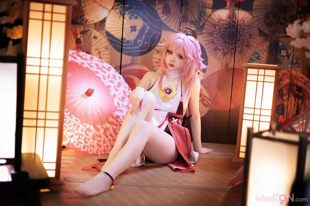 Coser@雪晴Astra: 原神 八重神子 (60 photos)