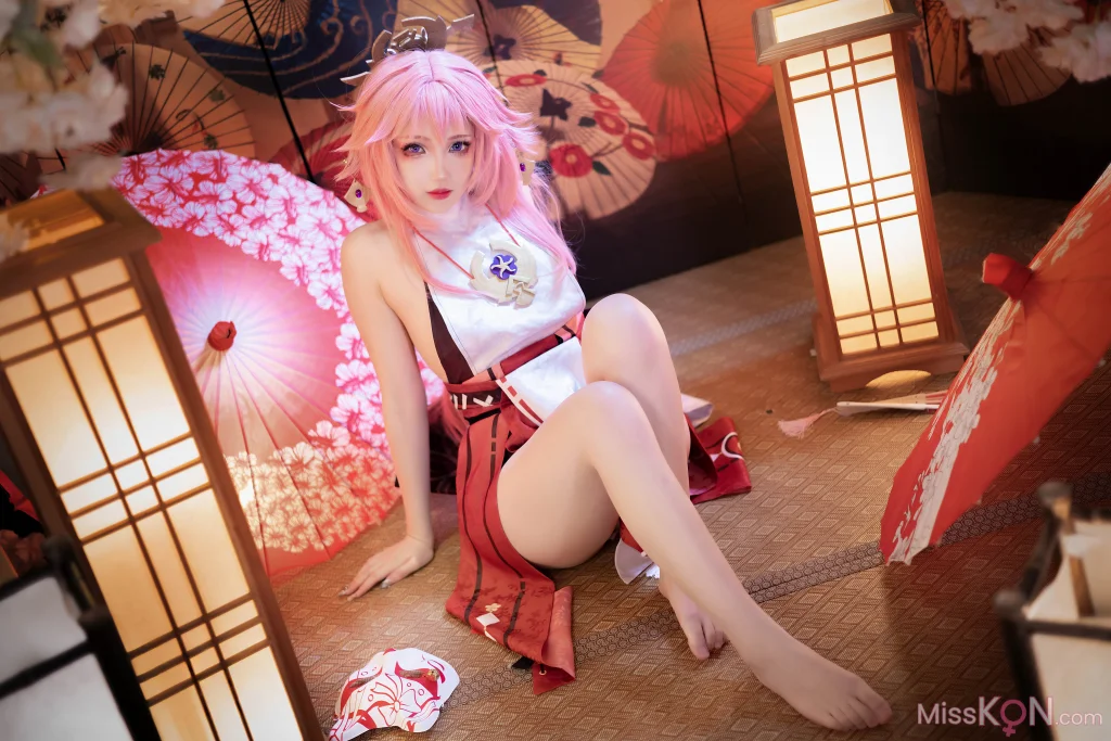 Coser@雪晴Astra: 原神 八重神子 (60 photos)