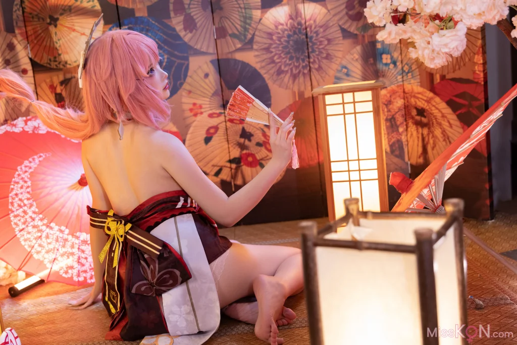 Coser@雪晴Astra: 原神 八重神子 (60 photos)