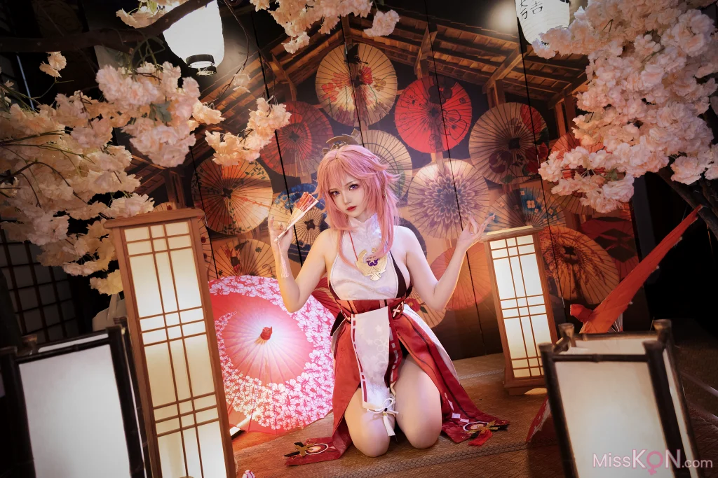 Coser@雪晴Astra: 原神 八重神子 (60 photos)