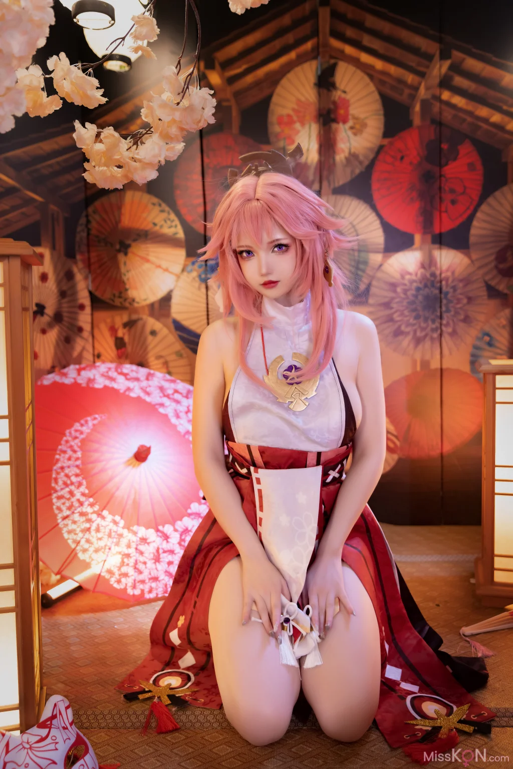 Coser@雪晴Astra: 原神 八重神子 (60 photos)
