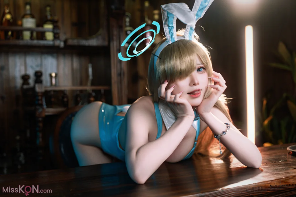 Coser@前野太太: 蔚蓝档案 一之濑明日奈 兔女郎 (31 photos)
