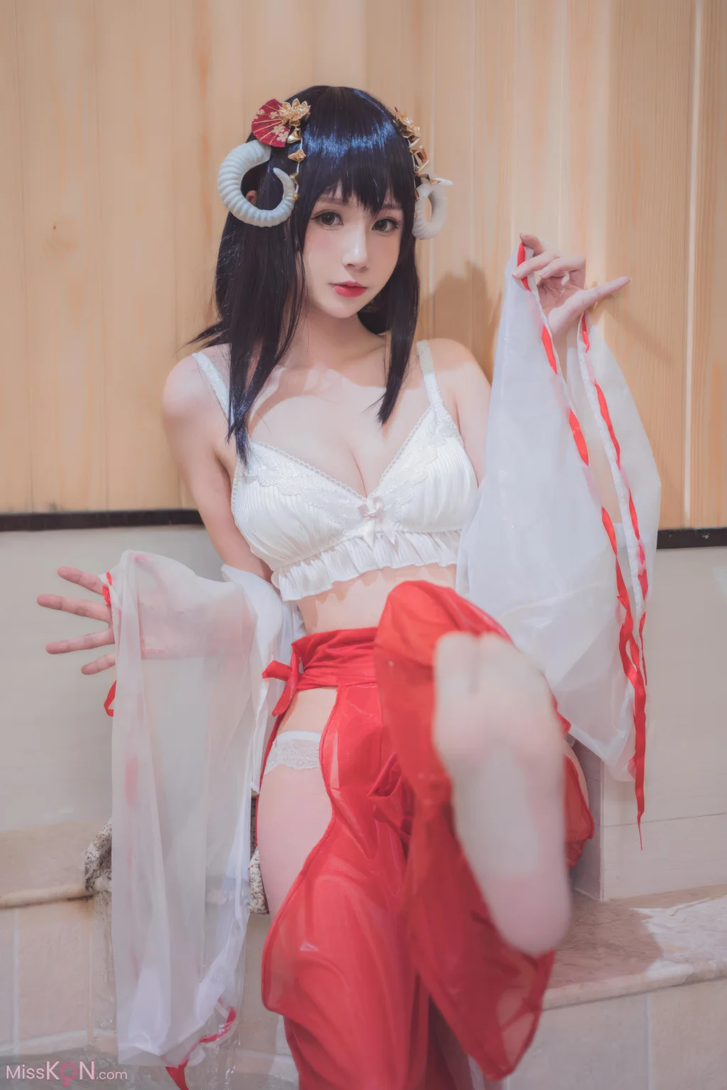 Coser@西园寺南歌: 透明巫女 (30 photos) – Page 2