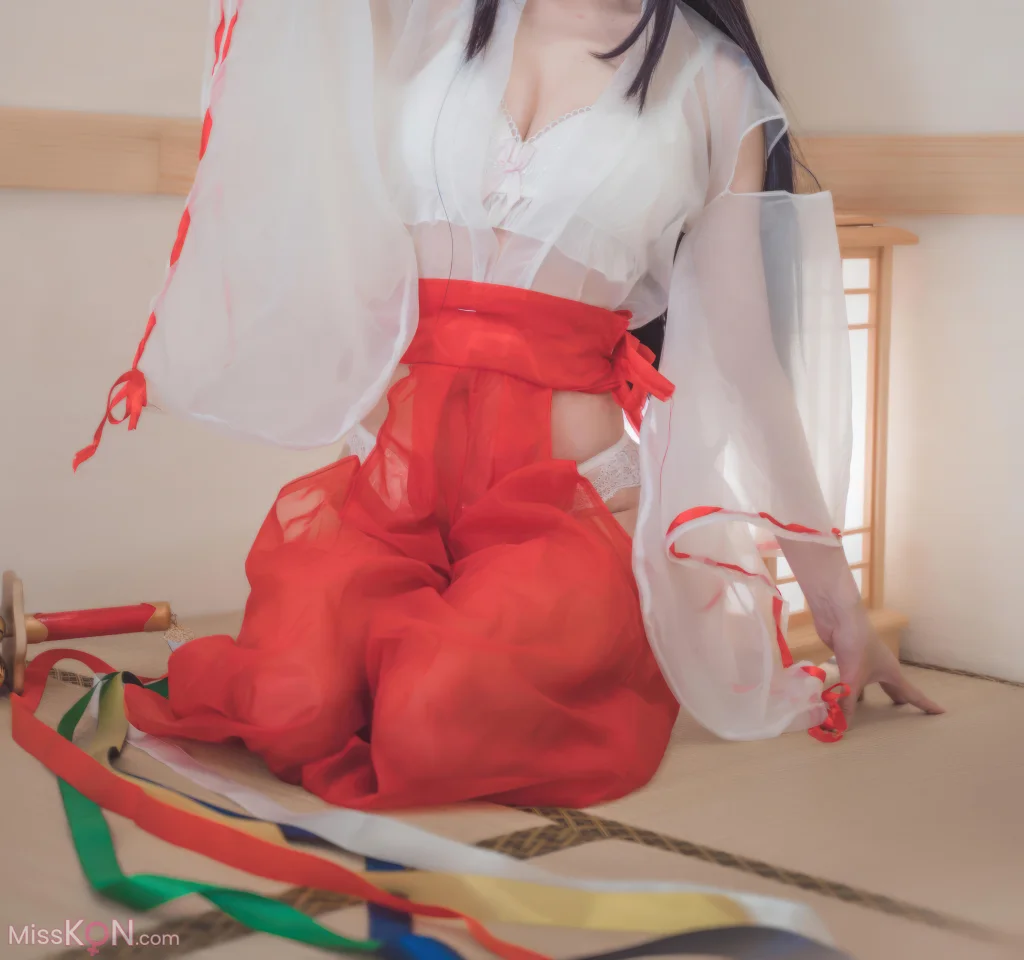 Coser@西园寺南歌: 透明巫女 (30 photos) – Page 2
