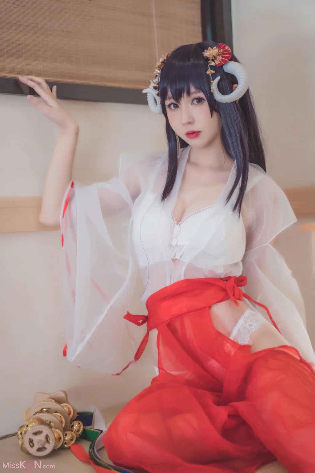 Coser@西园寺南歌: 透明巫女 (30 photos) – Page 2
