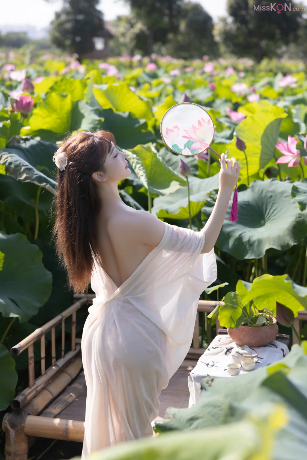[内购无水印] Lu Xuan Xuan (陆萱萱): 秀人网模特 荷花 (91 photos) – Page 2
