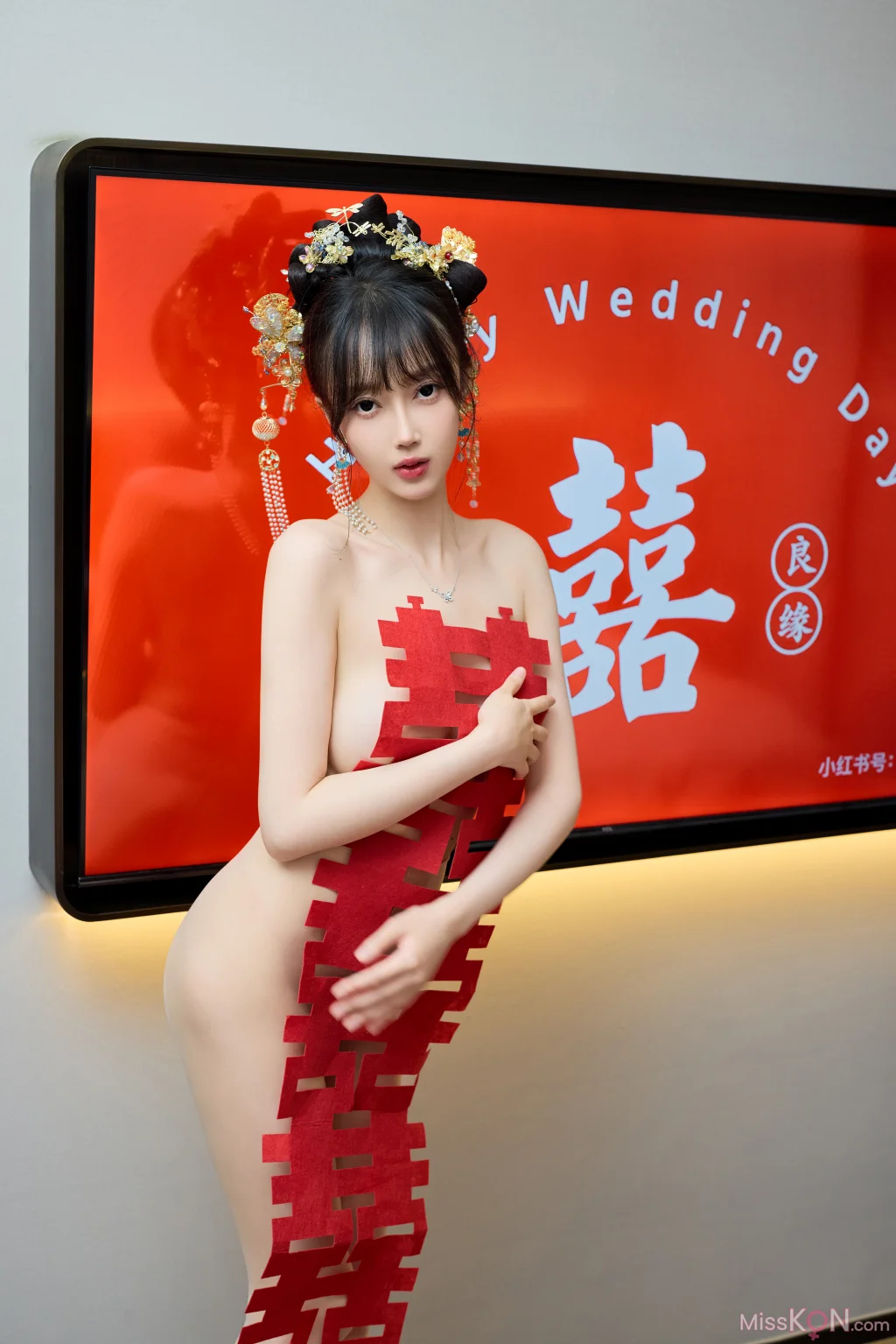 [内购无水印] 玥儿玥er: 秀人网模特 性感秀禾服 (84 photos) – Page 3