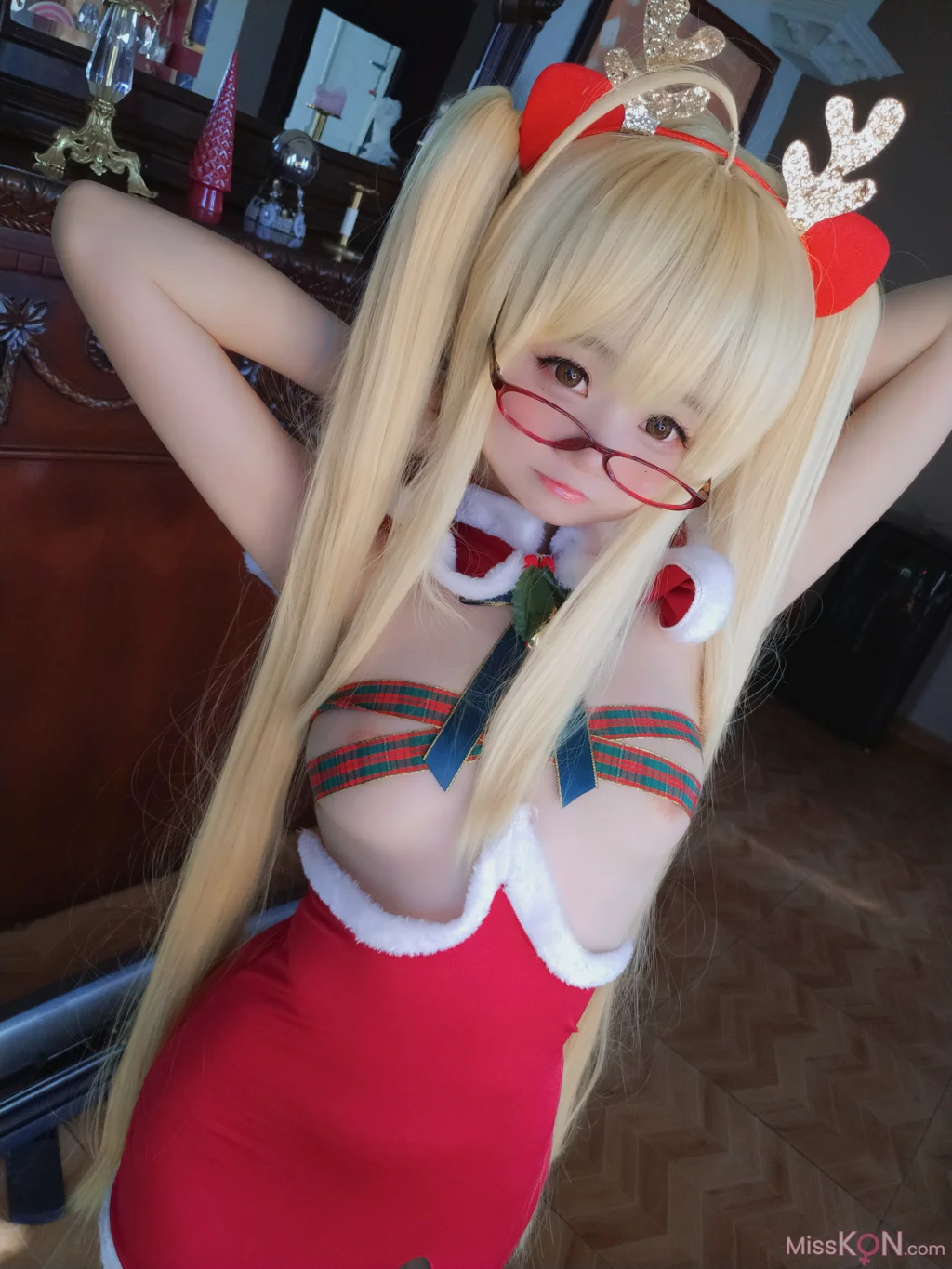 Coser@摇摇乐yoyo: Reindeer Marie Rose (104 photos)