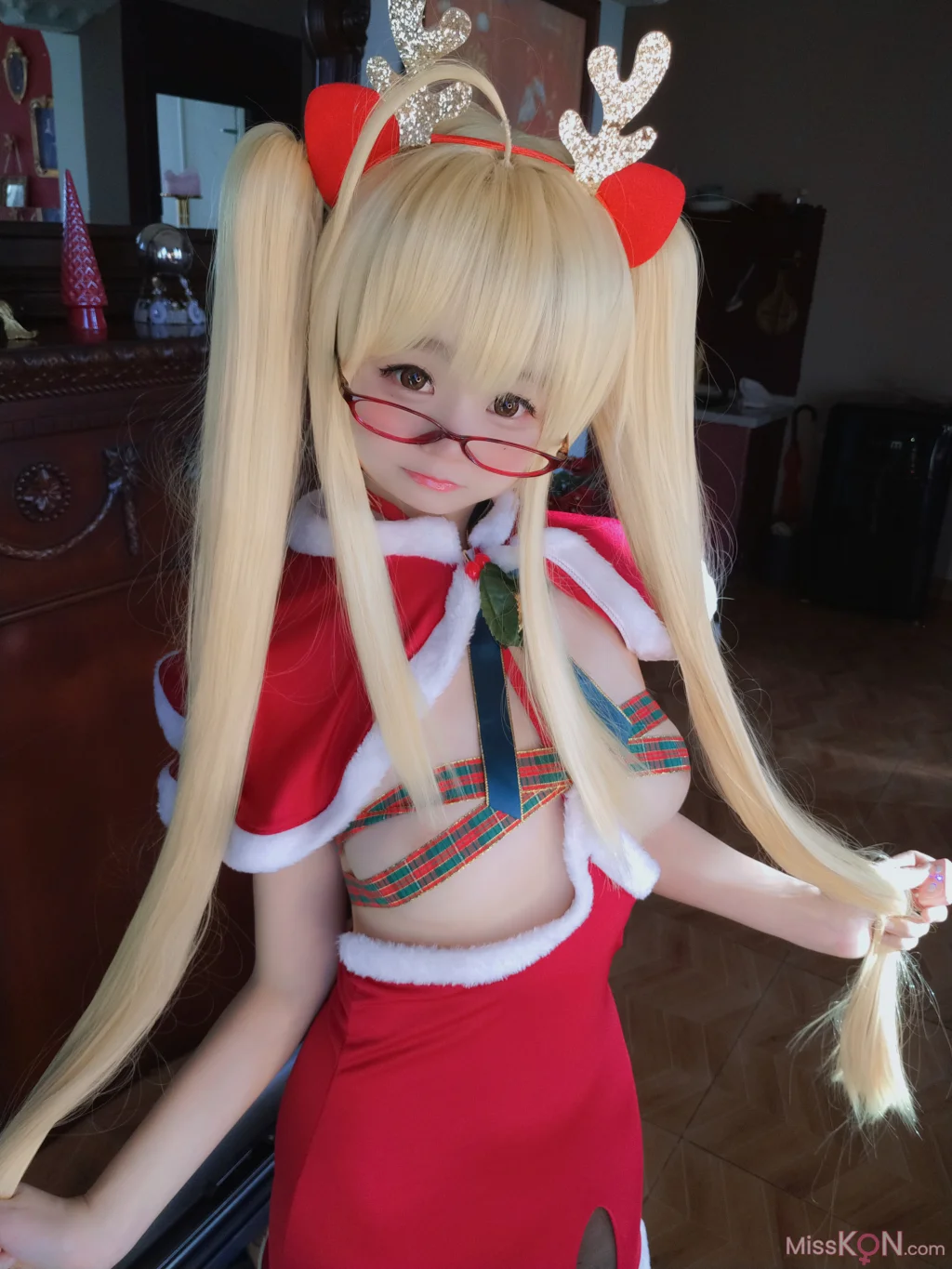 Coser@摇摇乐yoyo: Reindeer Marie Rose (104 photos)