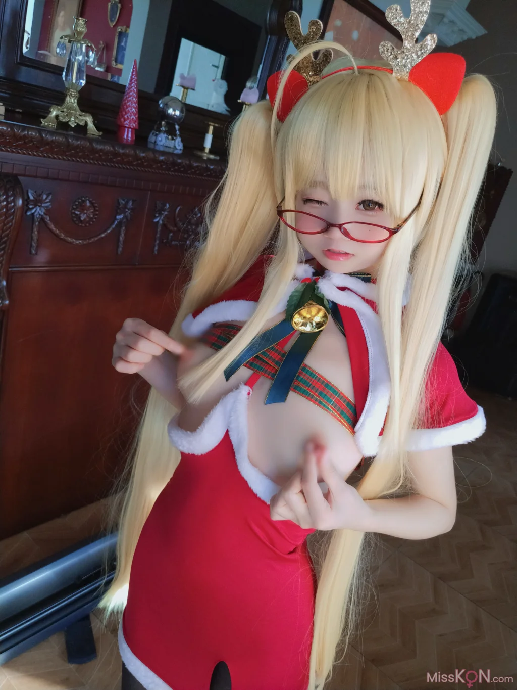 Coser@摇摇乐yoyo: Reindeer Marie Rose (104 photos)