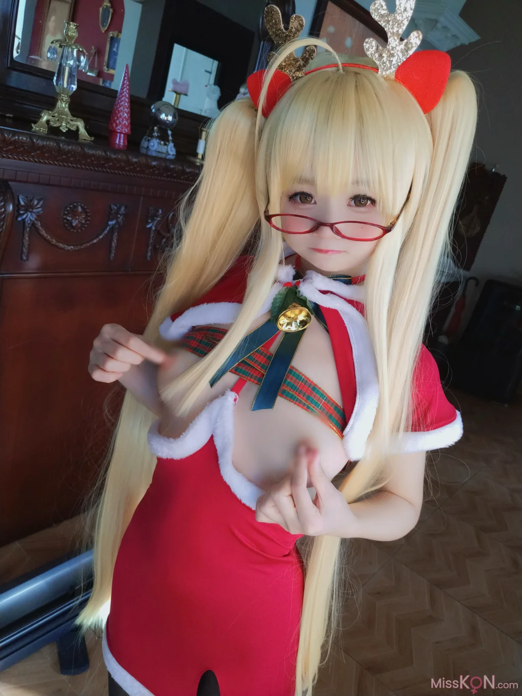 Coser@摇摇乐yoyo: Reindeer Marie Rose (104 photos)