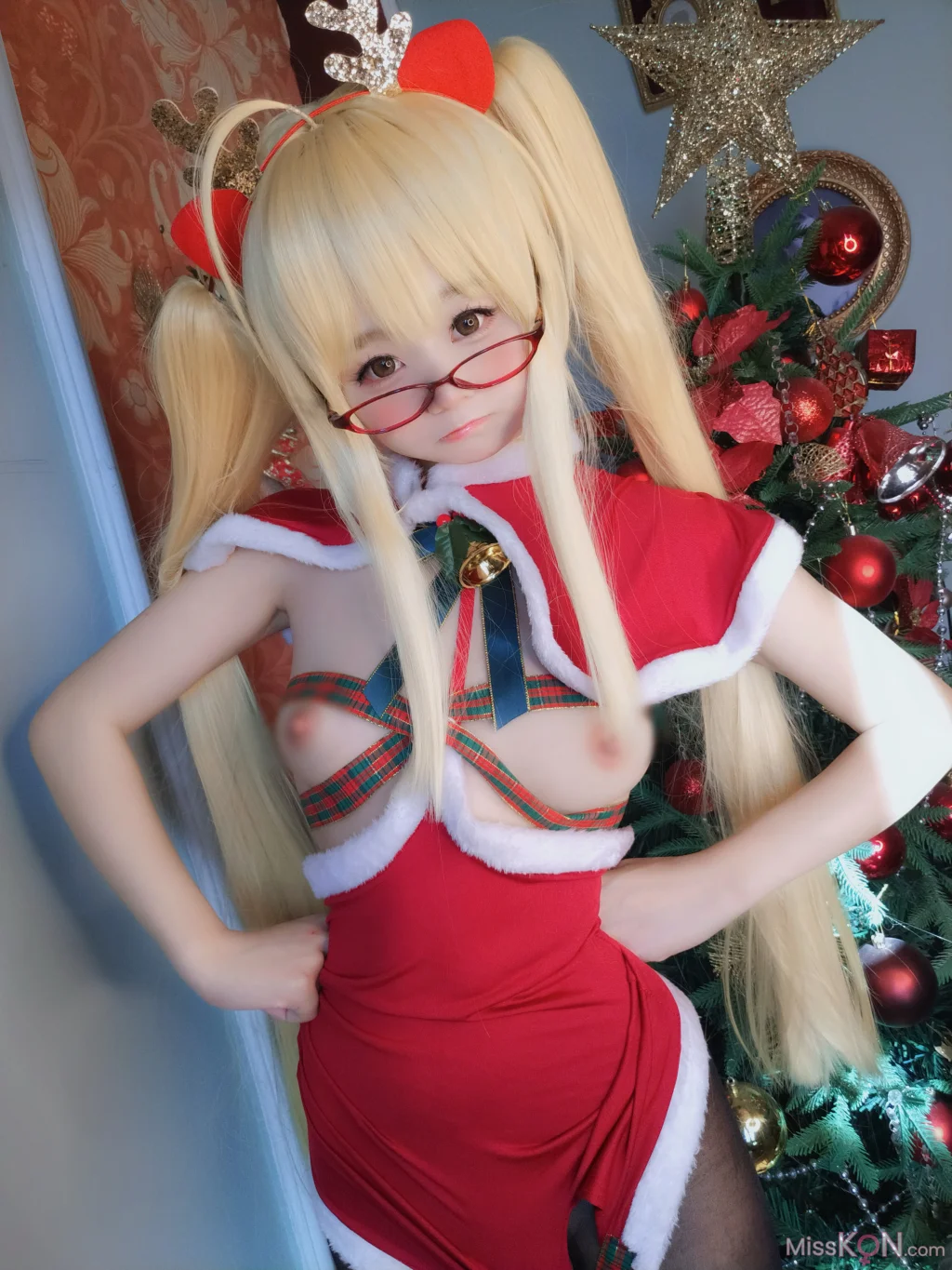 Coser@摇摇乐yoyo: Reindeer Marie Rose (104 photos)