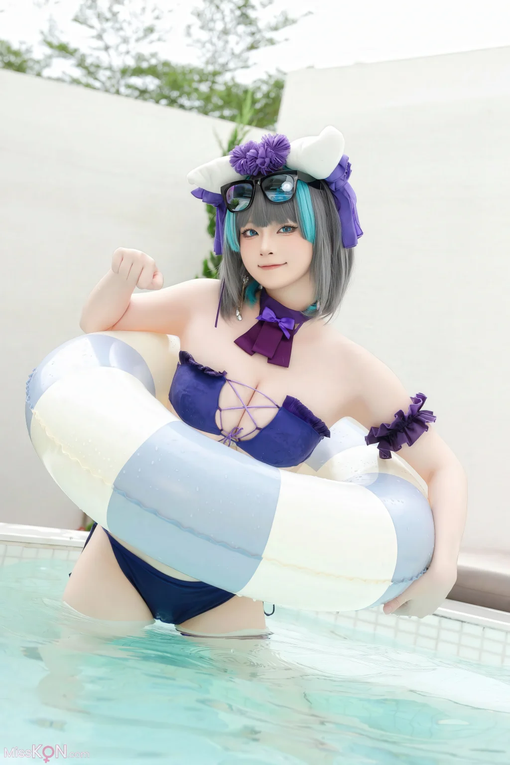 Coser@屿鱼: 柴郡泳装 (29 photos)