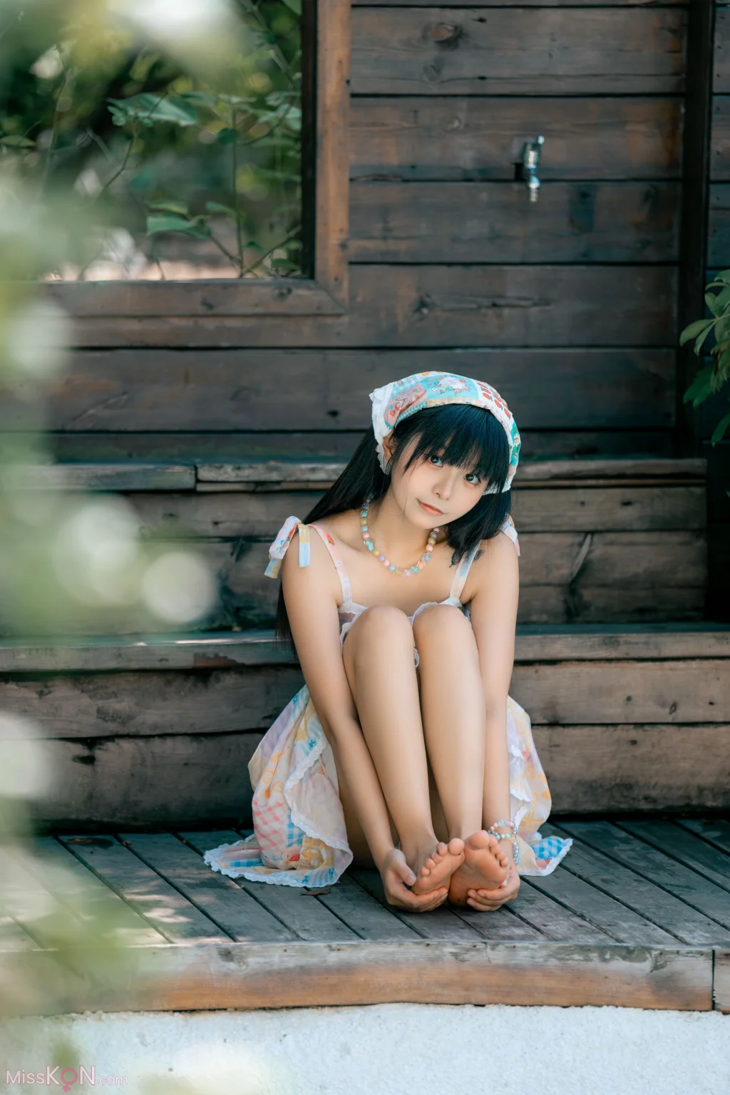 Coser@花音葉子: 夏天的记忆 (39 photos + 1 video)