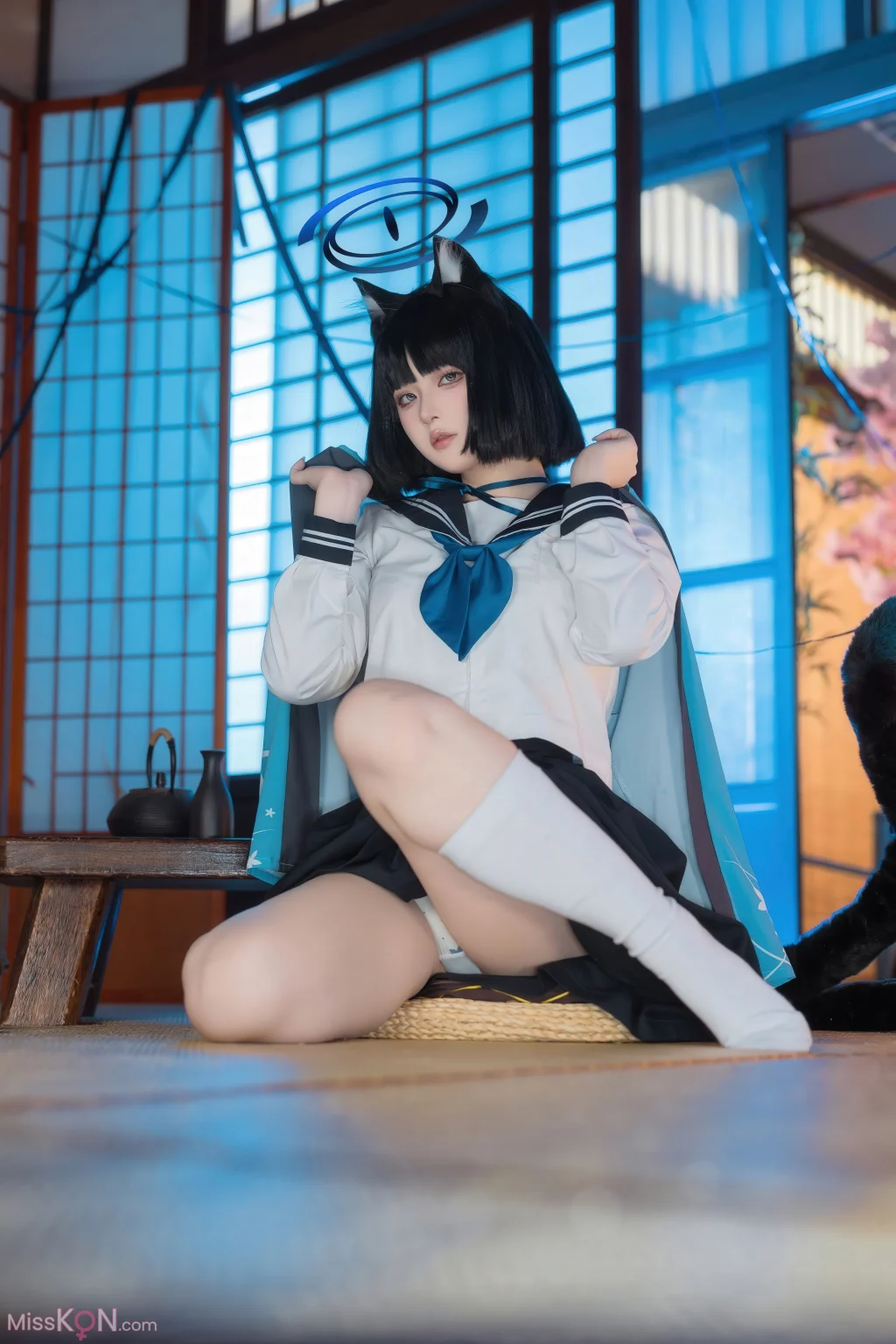 Coser@屿鱼: 蔚蓝档案 桐生桔梗 (53 photos)