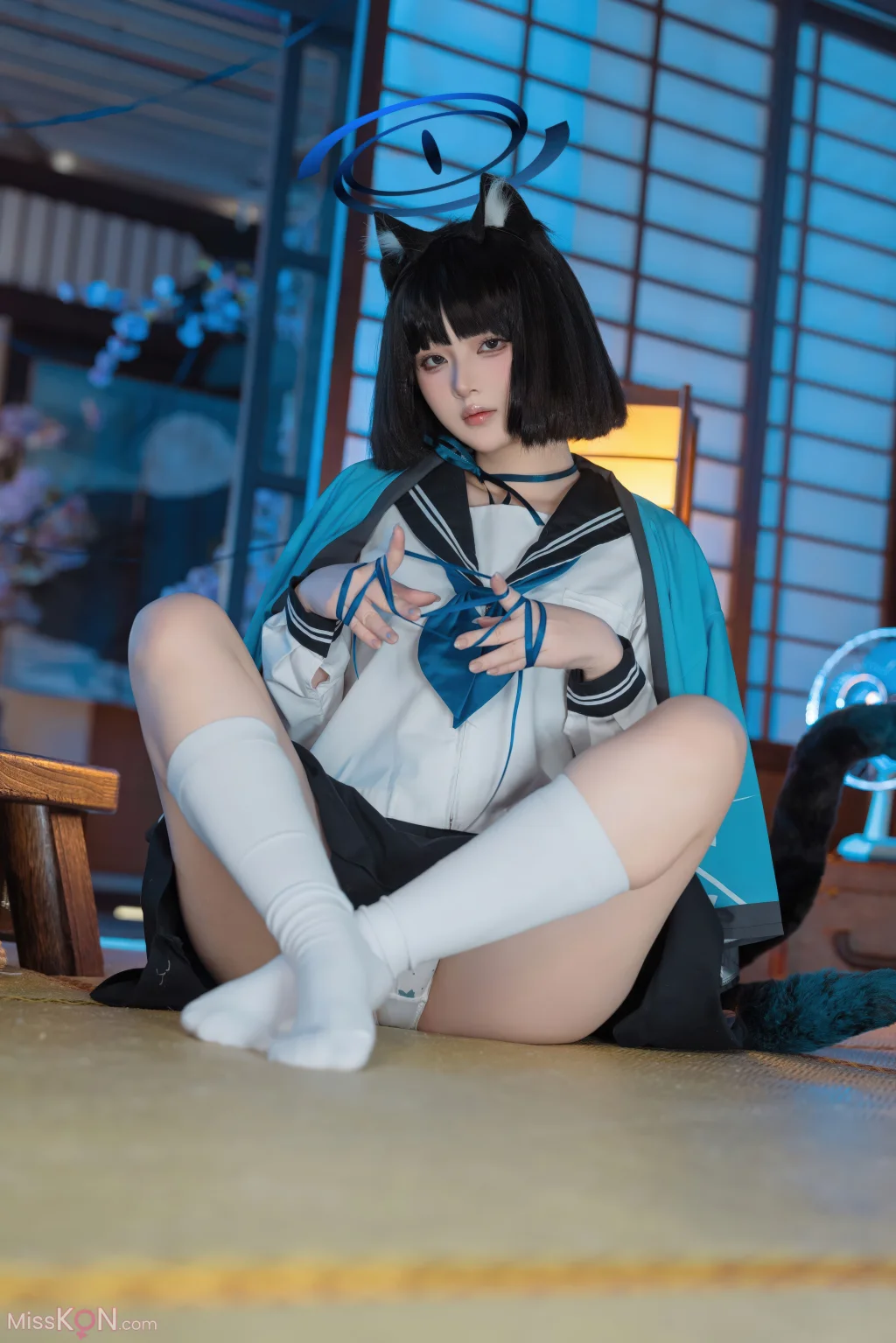 Coser@屿鱼: 蔚蓝档案 桐生桔梗 (53 photos)