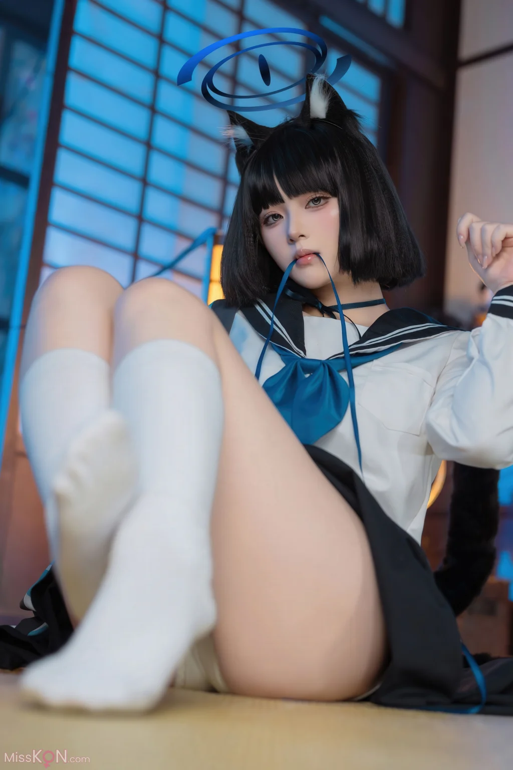 Coser@屿鱼: 蔚蓝档案 桐生桔梗 (53 photos)