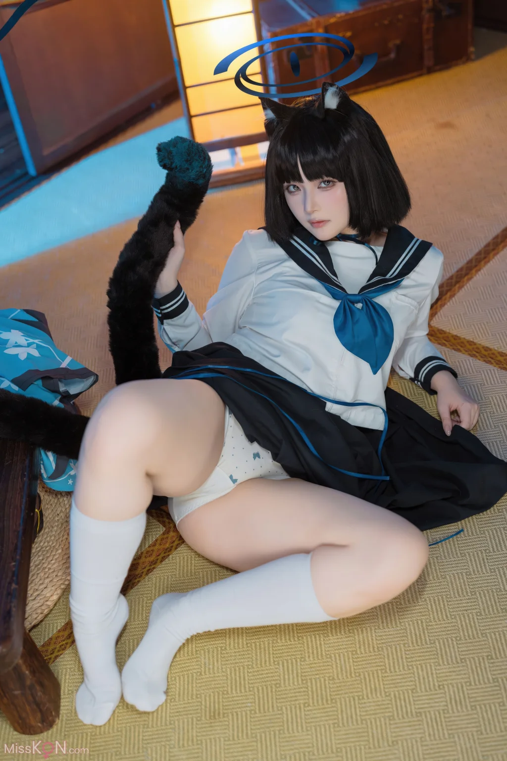 Coser@屿鱼: 蔚蓝档案 桐生桔梗 (53 photos)