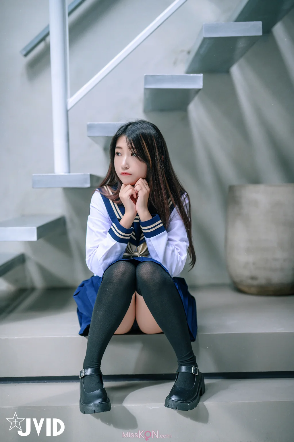 [JVID] 肉包Mini: 童顏巨乳的學生妹 肉包，放課後的特殊打工服務 (109 photos)