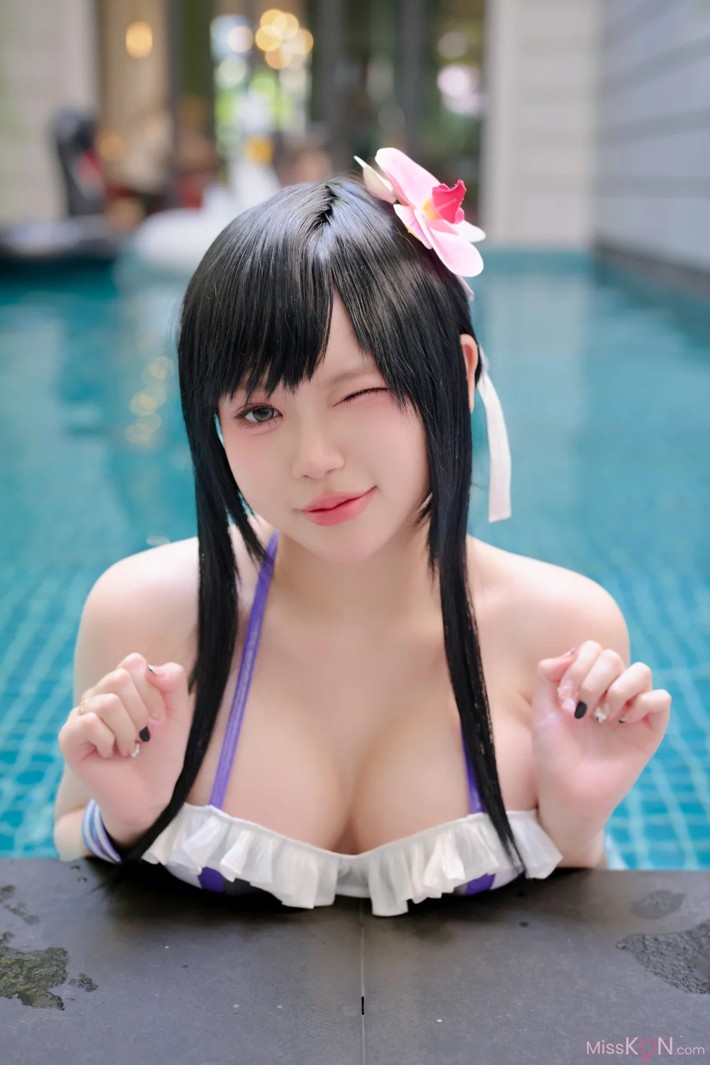 Coser@ZinieQ: Tifa Swimsuit (FF VII) (38 photos + 7 videos)