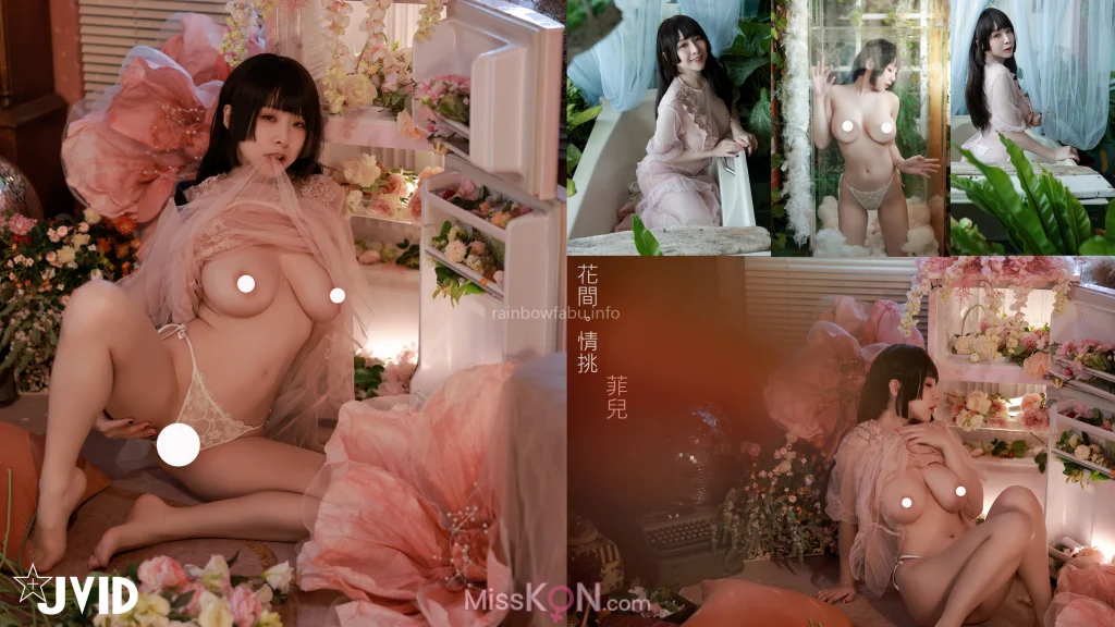 [JVID] 黎菲兒: 菲兒在花叢中蹦出誘人巨乳彈出渾圓翹臀。極限邊緣的挑逗 (149 photos) – Page 3