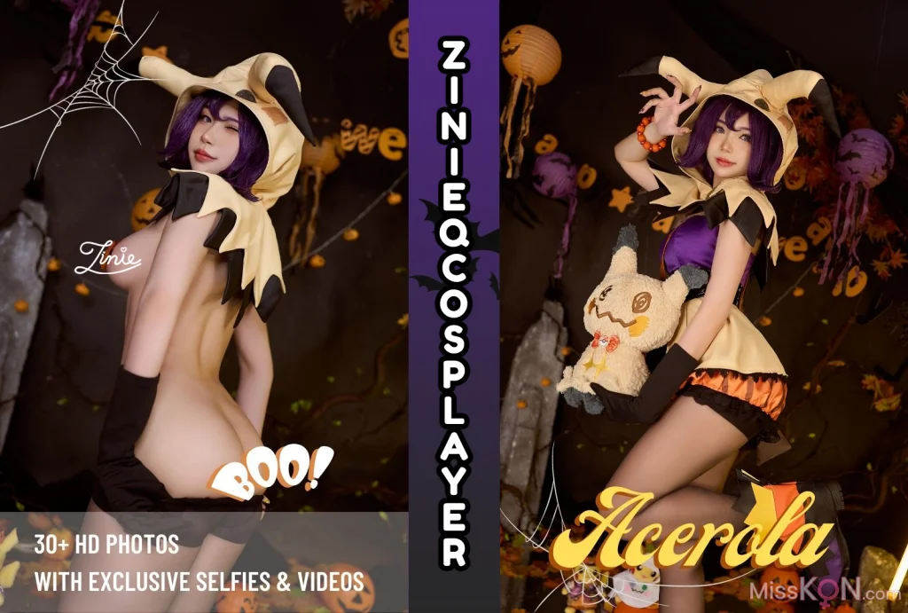 Coser@ZinieQ: 宝可梦 阿塞萝拉 万圣节 (40 photos)