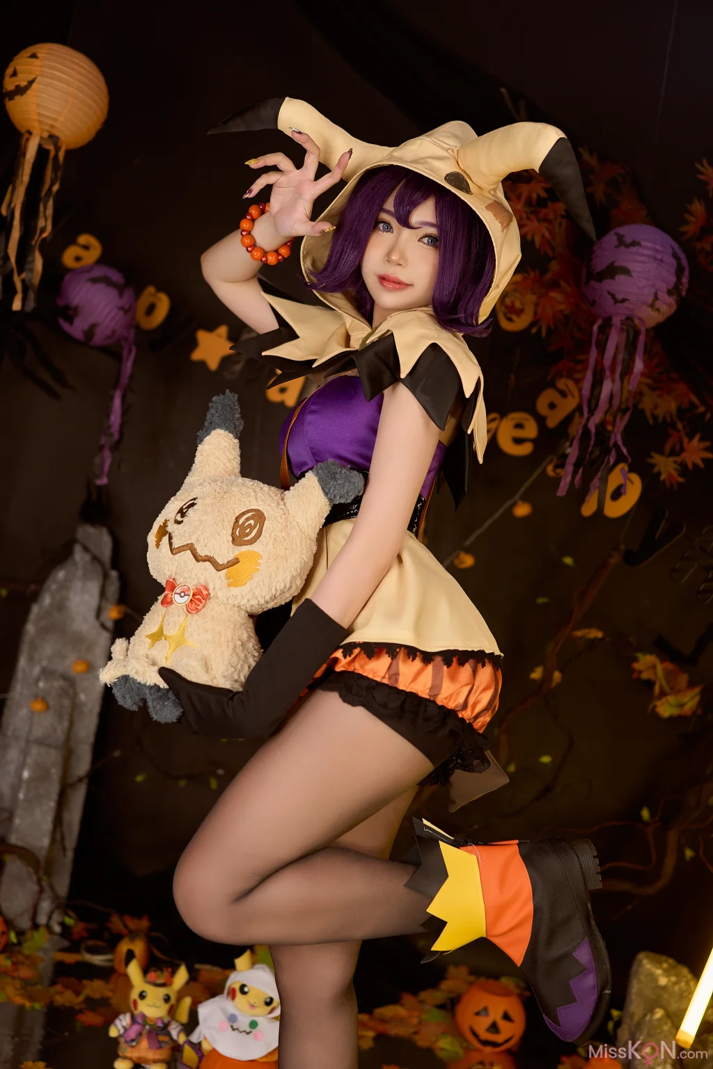 Coser@ZinieQ: 宝可梦 阿塞萝拉 万圣节 (40 photos)