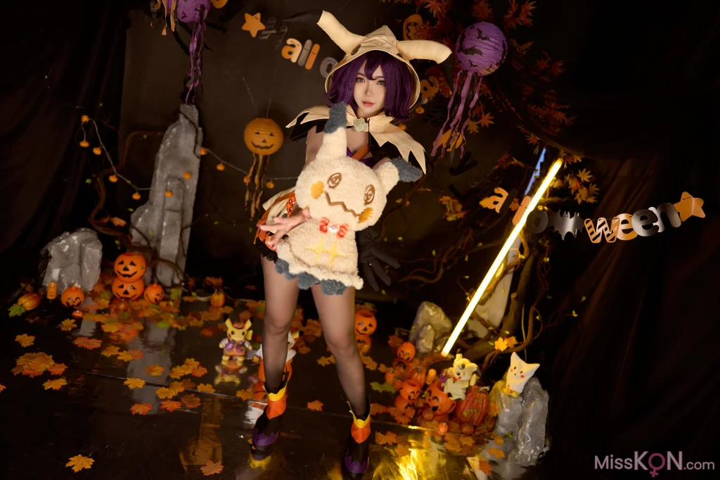 Coser@ZinieQ: 宝可梦 阿塞萝拉 万圣节 (40 photos)