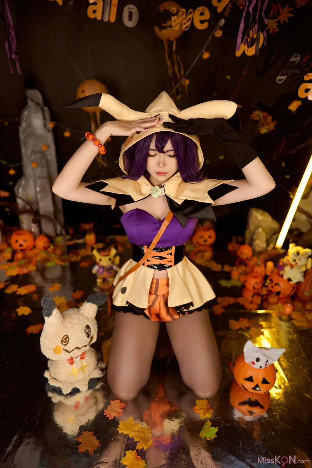 Coser@ZinieQ: 宝可梦 阿塞萝拉 万圣节 (40 photos)
