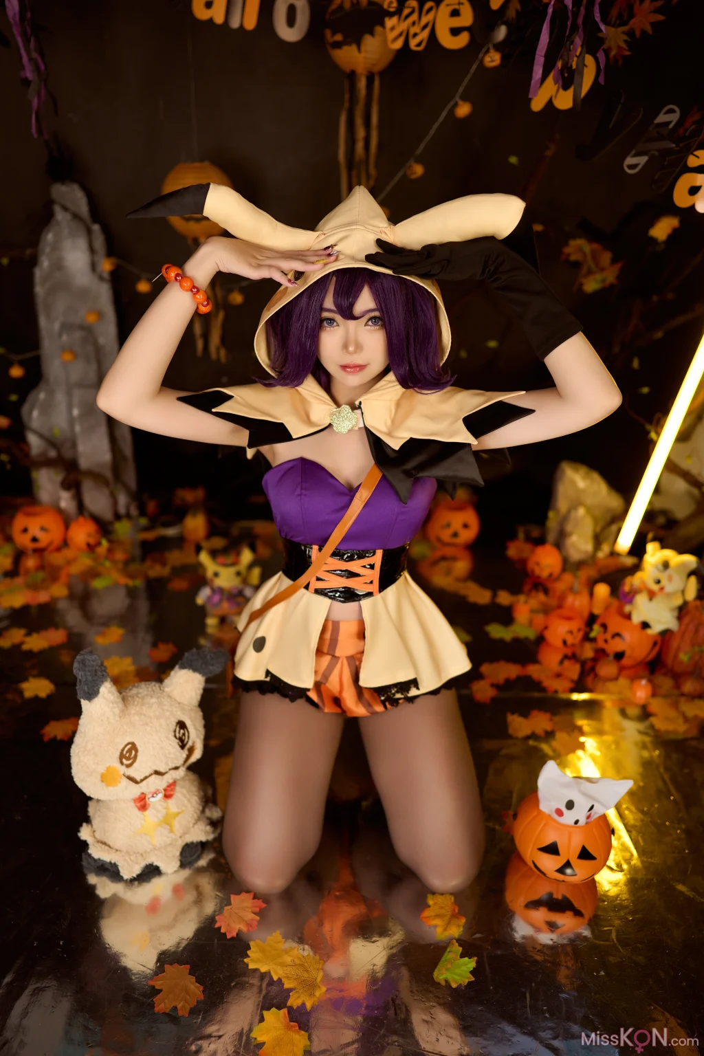 Coser@ZinieQ: 宝可梦 阿塞萝拉 万圣节 (40 photos)