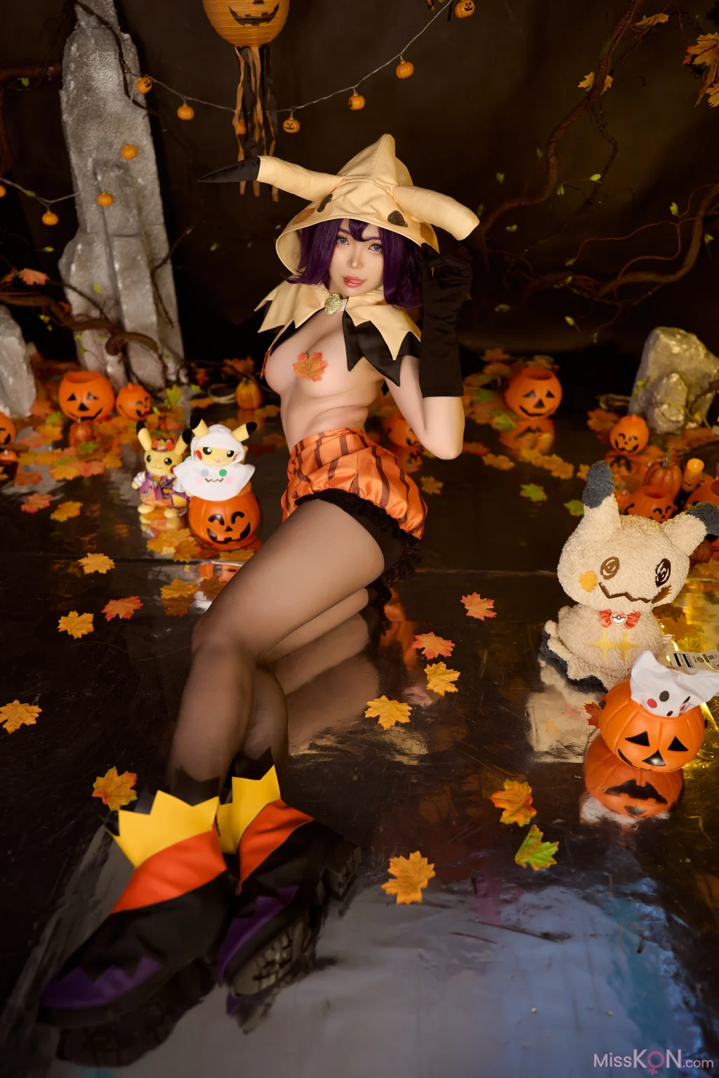 Coser@ZinieQ: 宝可梦 阿塞萝拉 万圣节 (40 photos)