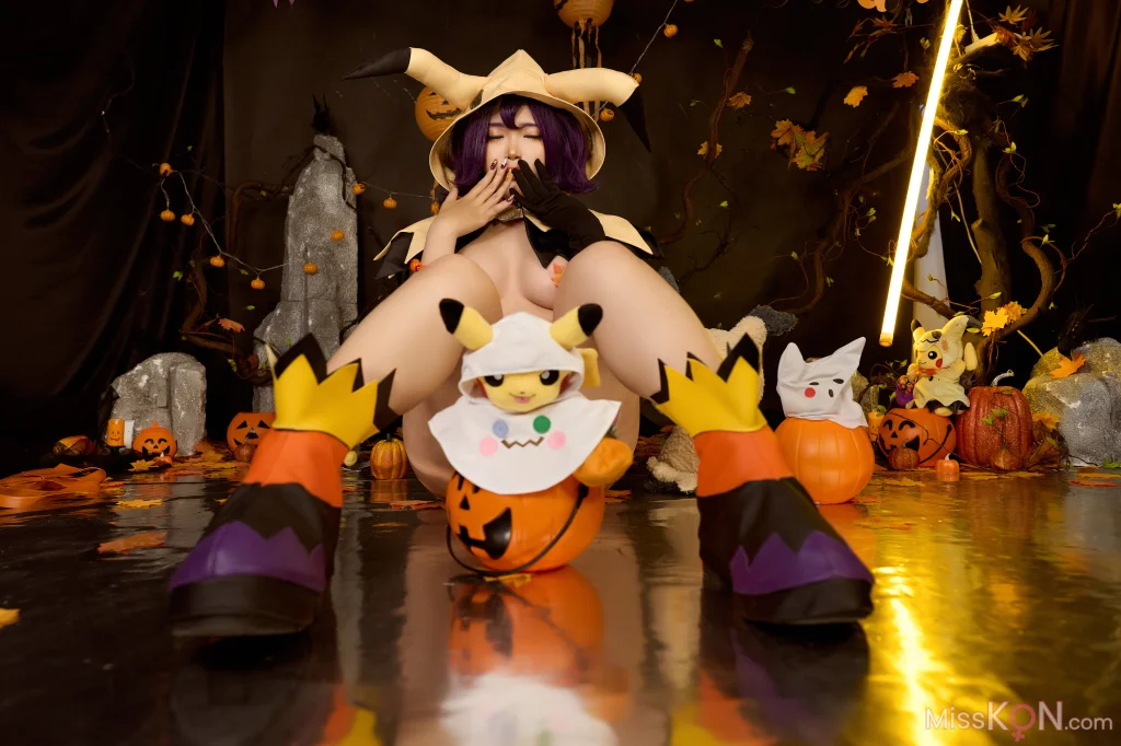Coser@ZinieQ: 宝可梦 阿塞萝拉 万圣节 (40 photos) – Page 2