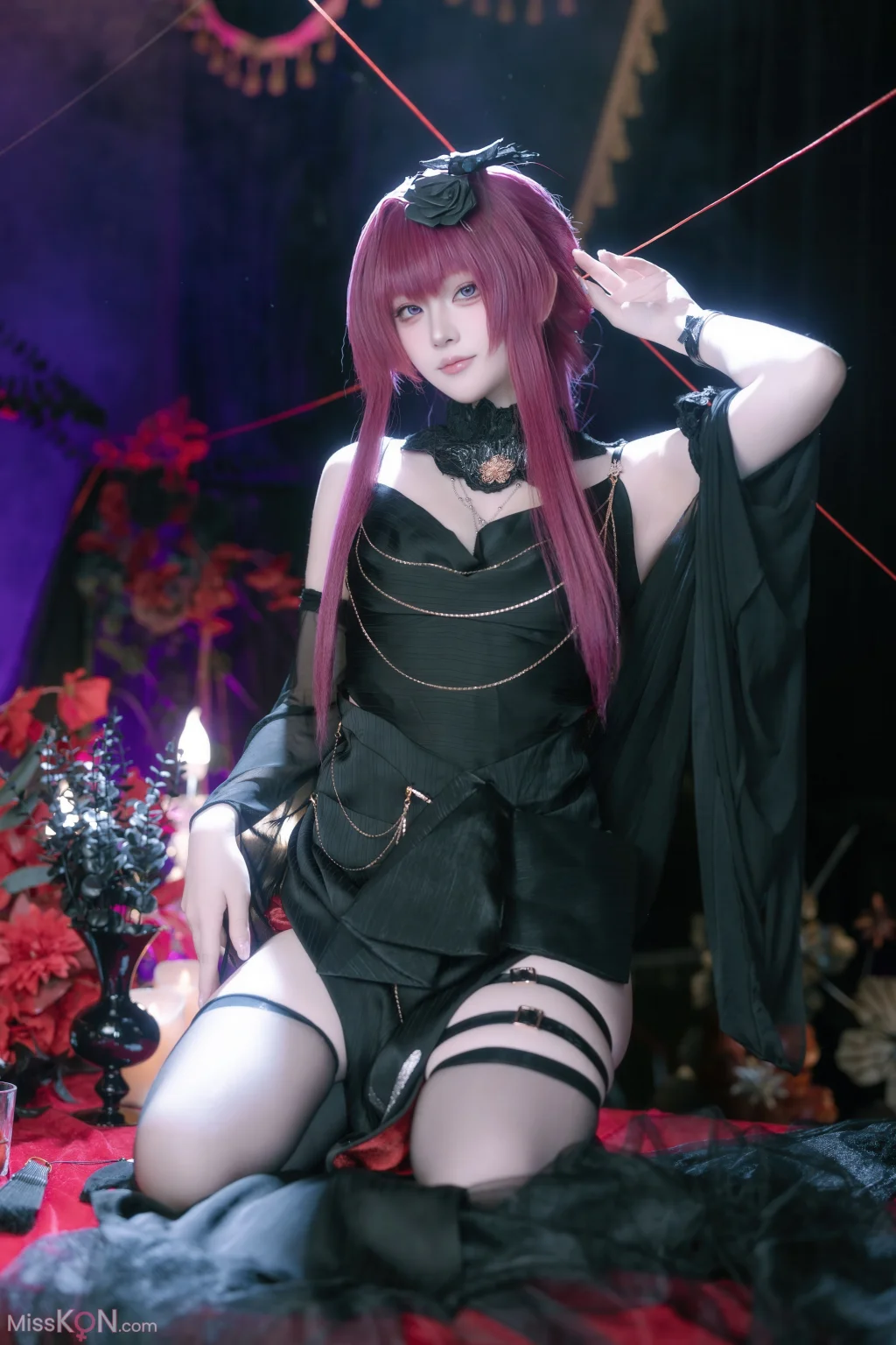 Coser@屿鱼: 崩坏 星穹铁道 卡芙卡 缚月之夜 (60 photos)